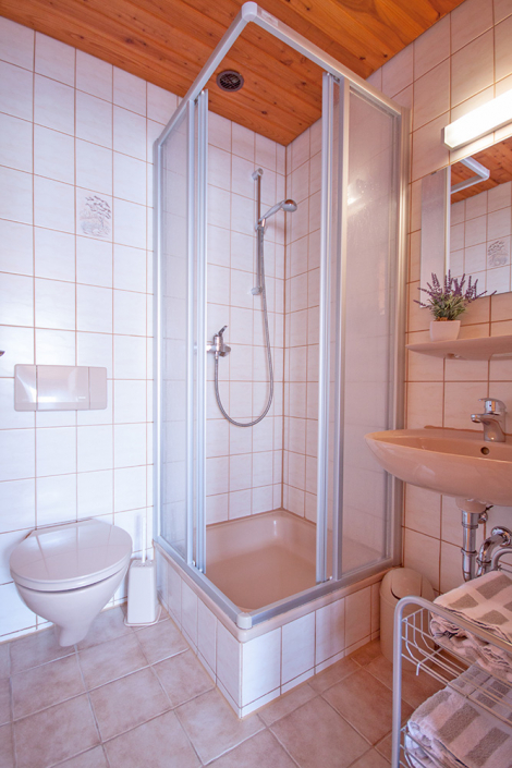 Haus 1 Wohnung B Dusche