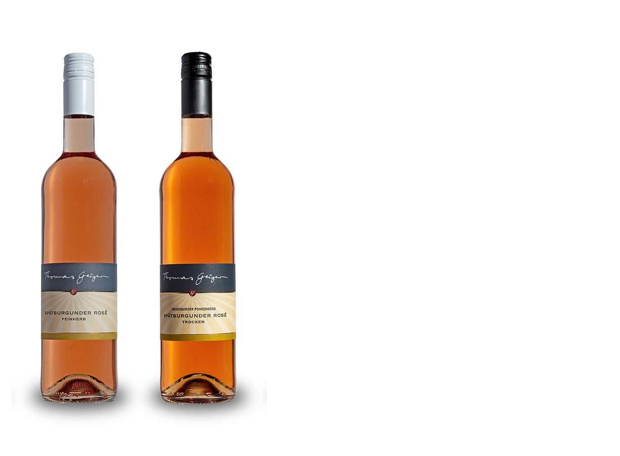 Sortimentsübersicht Rosewein