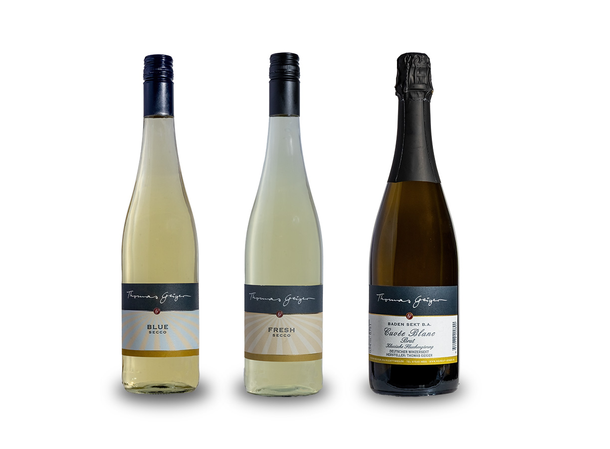 Sortimentsübersicht Secco und Sekt