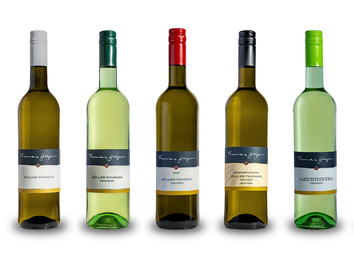 Müller Thurgau Sortimentsübersicht