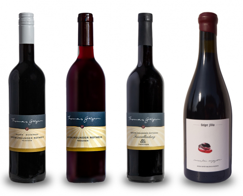 Sortimentsübersicht Rotweine